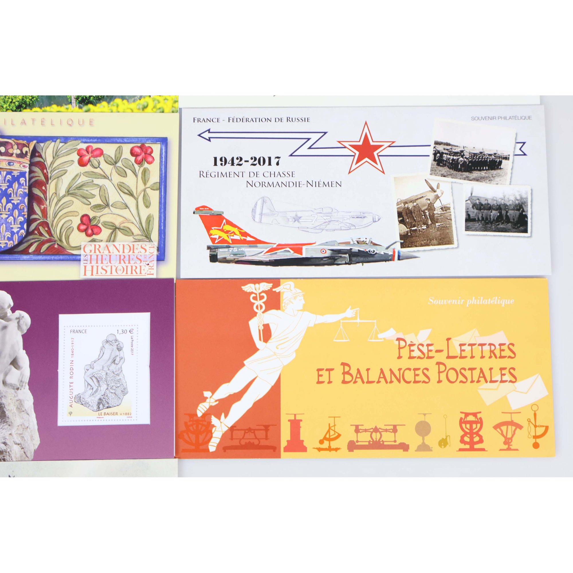 FRANCE COLLECTION BLOCS SOUVENIRS ANNÉE COMPLÈTE 2017 TIMBRES NEUFS N°132 À 141