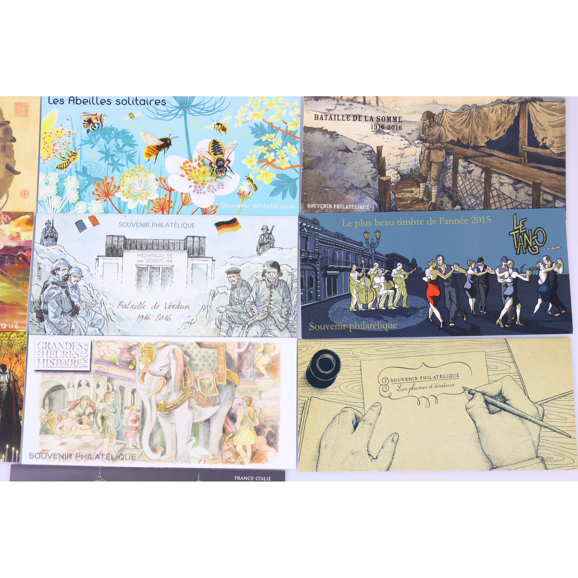 FRANCE COLLECTION BLOCS SOUVENIRS ANNÉE COMPLÈTE 2016 N°122 À 131 TIMBRES NEUFS**
