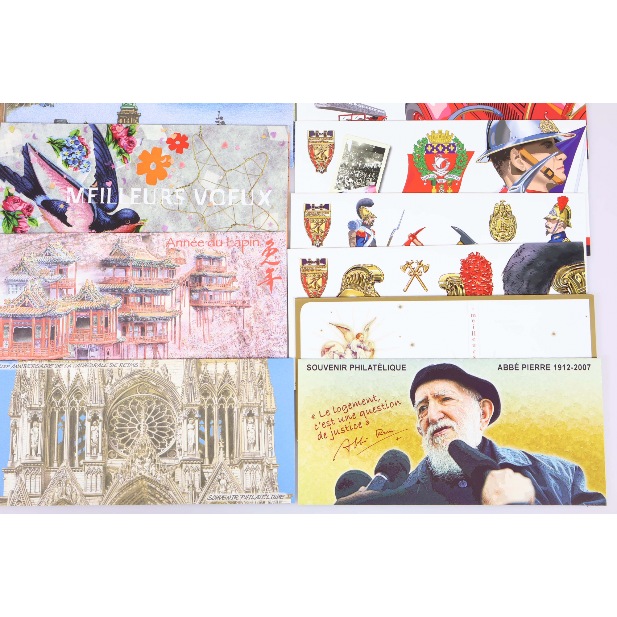 FRANCE BLOCS SOUVENIRS N° 47 À 66 ANNÉES COMPLÈTES 2010 ET 2011 TIMBRES NEUFS**