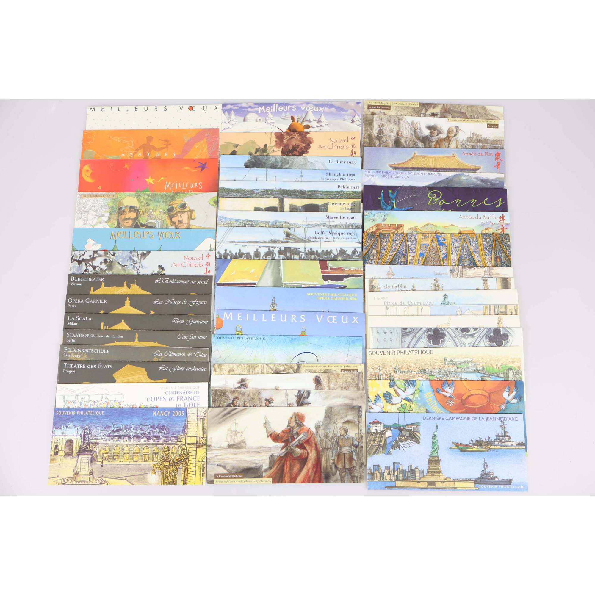 FRANCE COLLECTION BLOCS SOUVENIRS 2003 A 2009 ANNÉES COMPLÈTES N° 1 A 46 NEUFS**
