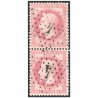PAIRE NAPOLÉON N°32 TIMBRES FRANCAIS CLASSIQUES OBLITÉRÉS ÉTOILE ANNÉE 1867