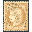 CÉRÈS N°36 TIMBRE FRANCAIS CLASSIQUE OBLITÉRATION LOSANGE PETITS CHIFFRES