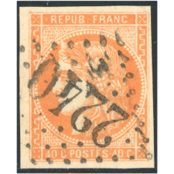 CÉRÈS N°48 EMISSION DE BORDEAUX TIMBRE FR CLASSIQUE OBLITÉRATION GROS CHIFFRES