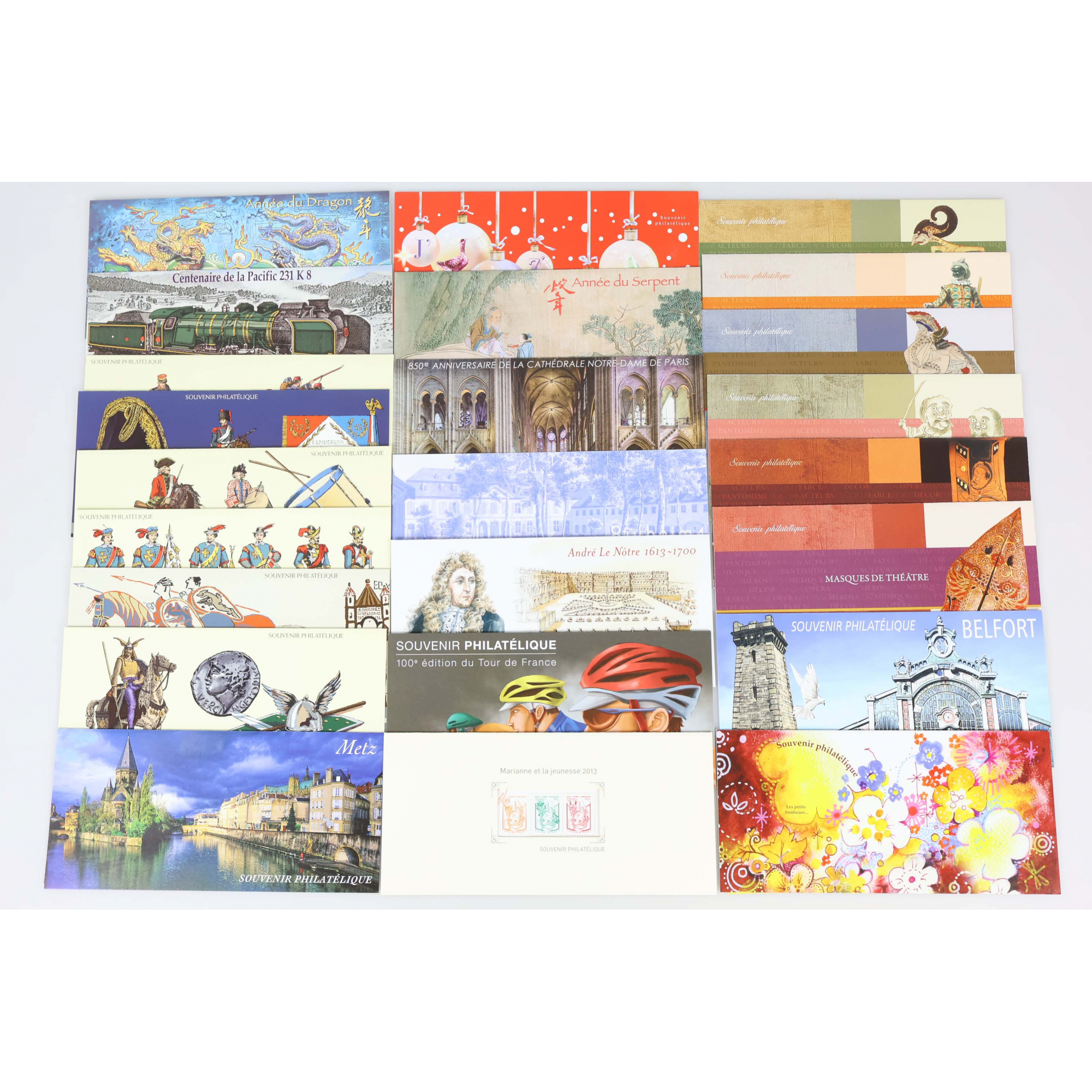 FRANCE BLOCS SOUVENIRS N°67 À 90 ANNÉES COMPLÈTES 2012 ET 2013 TIMBRES NEUFS**