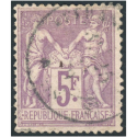 TYPE SAGE N°95 TIMBRE FRANCE CLASSIQUE OBLITÉRÉ ANNÉE 1877 COTE 100€