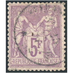 TYPE SAGE N°95 TIMBRE FRANCE CLASSIQUE OBLITÉRÉ ANNÉE 1877 COTE 100€