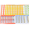 LOT DE TIMBRES À VALIDITÉ PERMANENTE POUR AFFRANCHIR 250 LETTRES FRANCE 20G