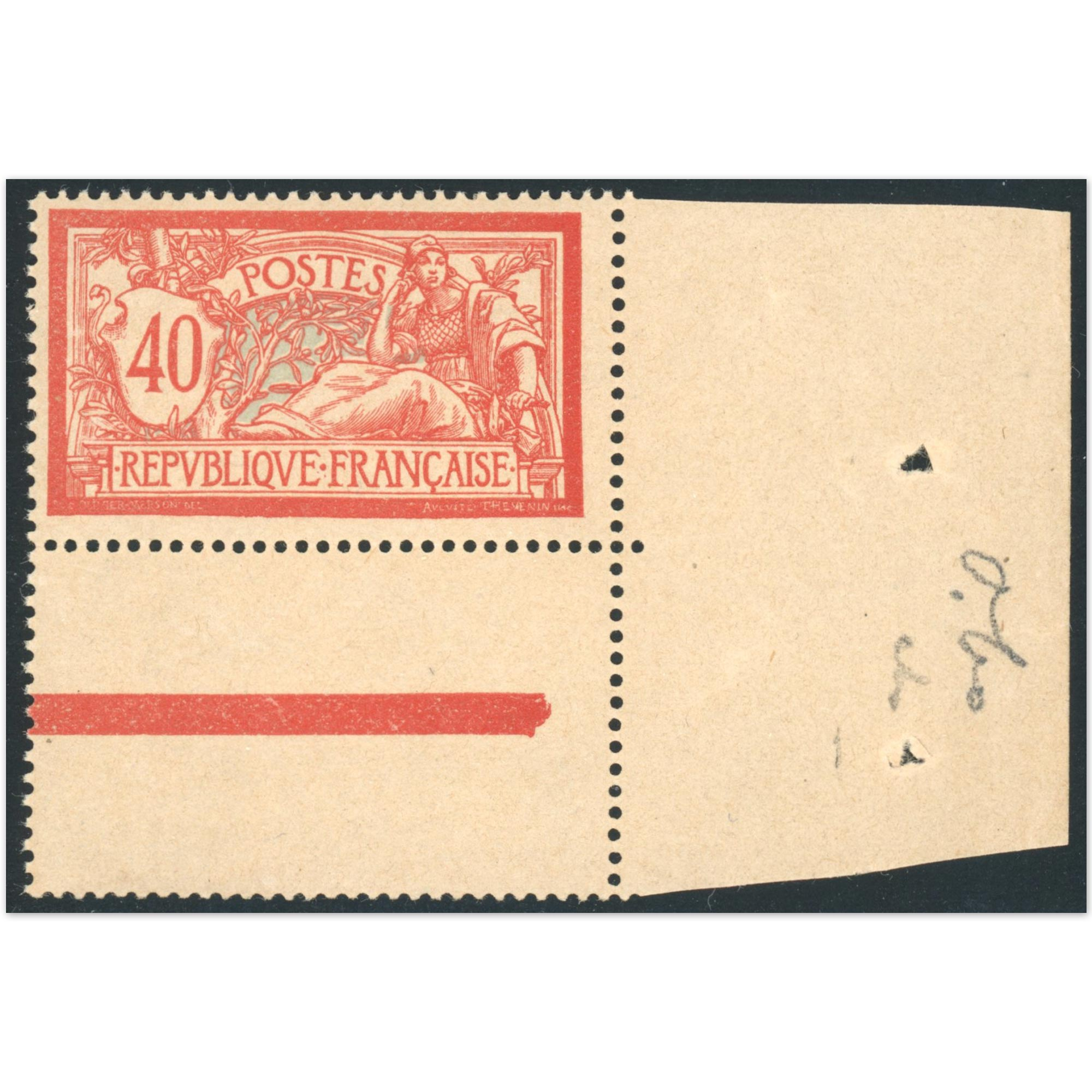 MERSON N°119 TIMBRE FRANCE NEUF** AVEC BORD DE FEUILLE ANNÉE 1900 QUALITÉ LUXE