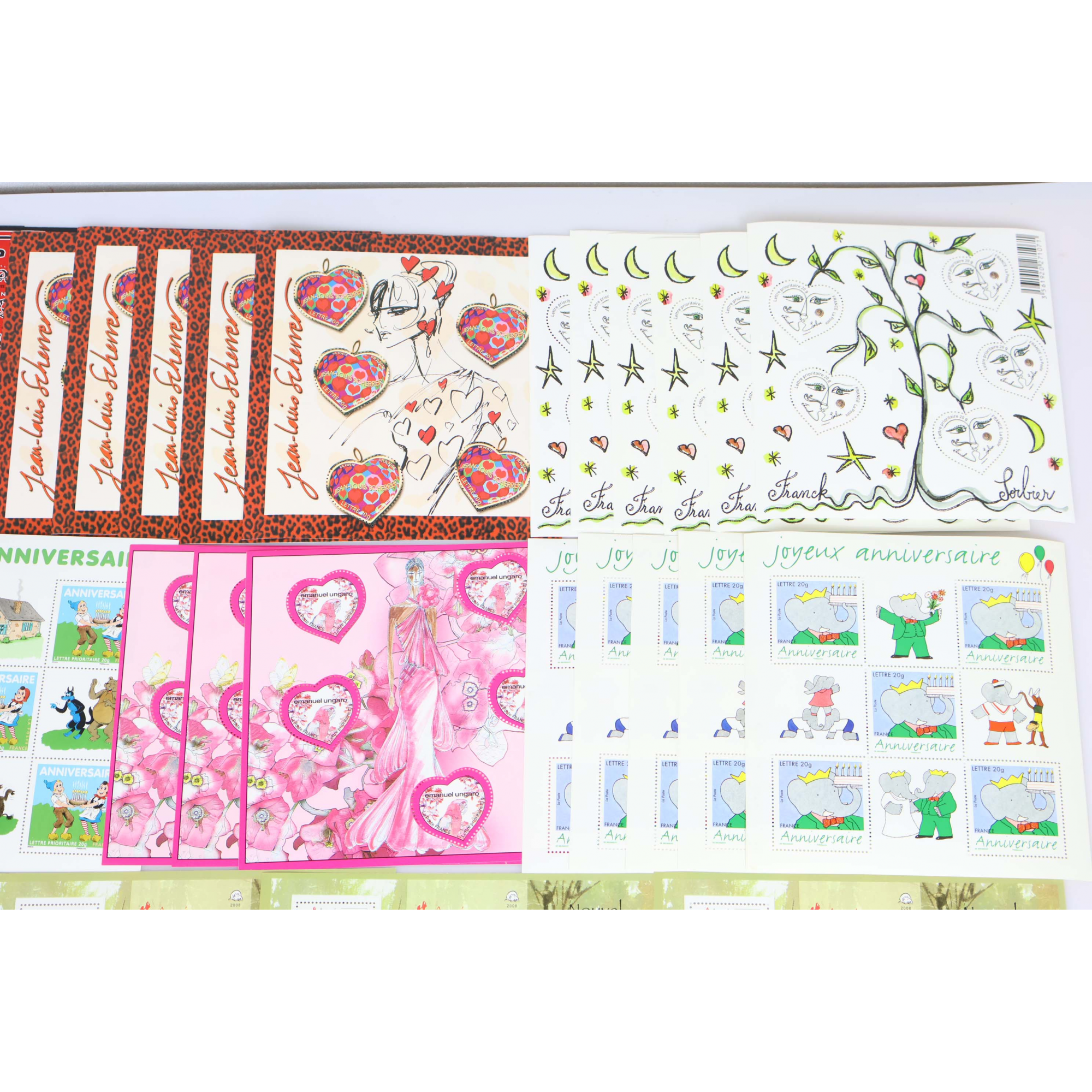 LOT DE TIMBRES À VALIDITÉ PERMANENTE POUR AFFRANCHIR 200 LETTRES FRANCE 20G
