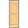 SEMEUSE PAIRE VERTICALE DE CARNET N°135d TIMBRES FRANCE NEUFS** ANNÉE 1906