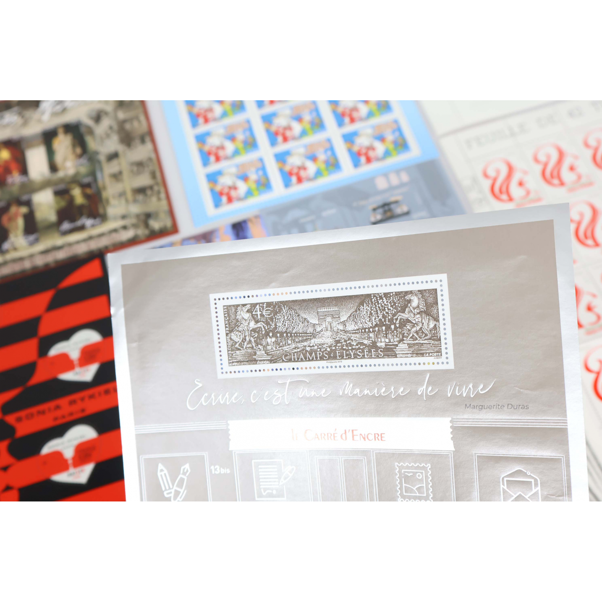 LOT DE TIMBRES/BLOCS DE FRANCE EN EUROS NEUFS** ENTRE 2017-2019 FACIALE 198.31€