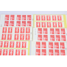 LOT DE 140 TIMBRES AUTOADHÉSIFS LETTRES 20G VP FRANCE , CARNETS POUR AFFRANCHIR