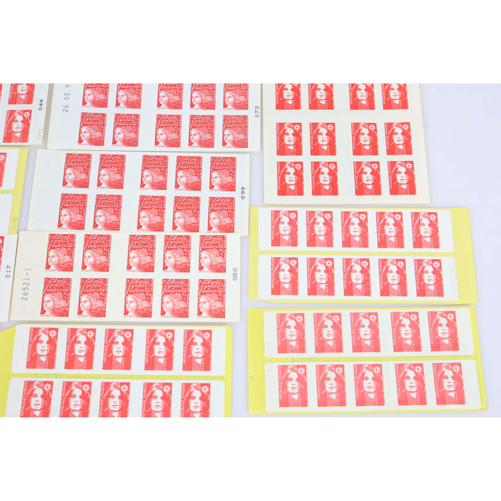 LOT DE 140 TIMBRES AUTOADHÉSIFS LETTRES 20G VP FRANCE , CARNETS POUR AFFRANCHIR