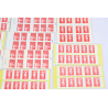 LOT DE 140 TIMBRES AUTOADHÉSIFS LETTRES 20G VP FRANCE , CARNETS POUR AFFRANCHIR