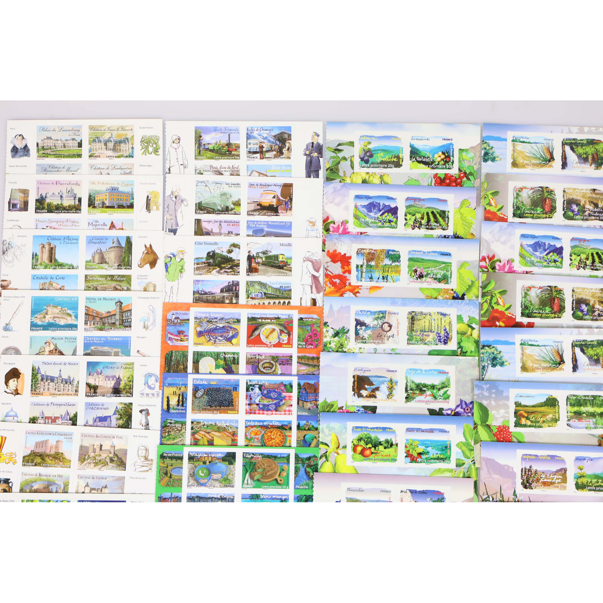 LOT DE 170 TIMBRES AUTOADHÉSIFS LETTRES 20G VP FRANCE , CARNETS POUR AFFRANCHIR