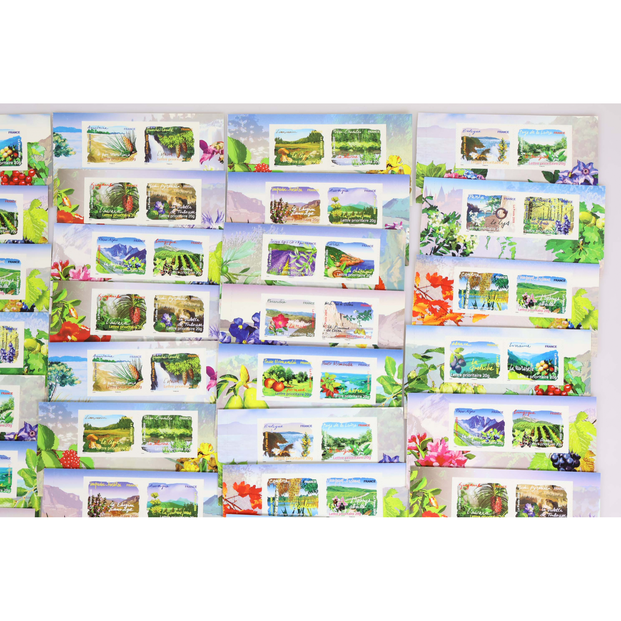 LOT DE 170 TIMBRES AUTOADHÉSIFS LETTRES 20G VP FRANCE , CARNETS POUR AFFRANCHIR
