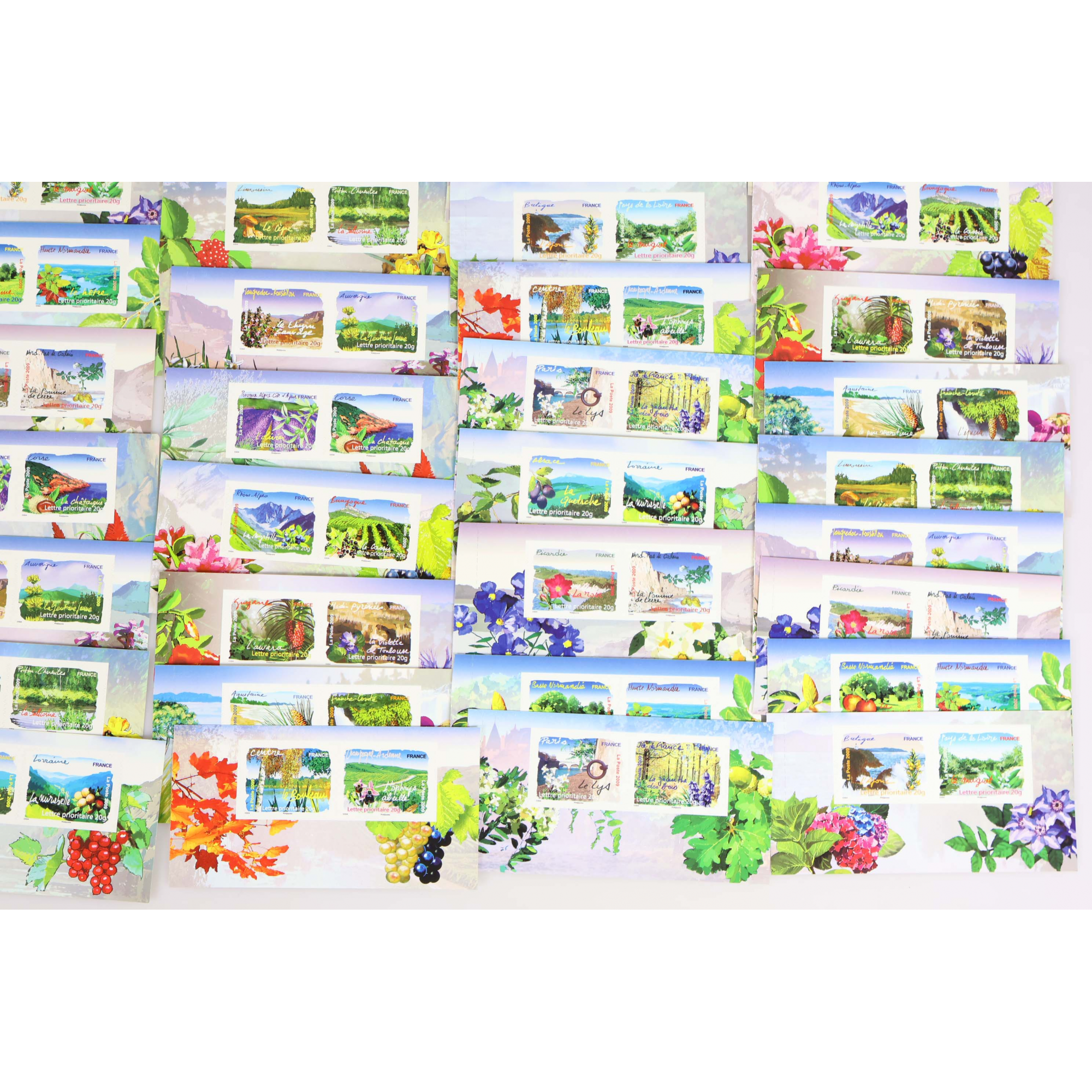 LOT DE 170 TIMBRES AUTOADHÉSIFS LETTRES 20G VP FRANCE , CARNETS POUR AFFRANCHIR