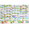 LOT DE 170 TIMBRES AUTOADHÉSIFS LETTRES 20G VP FRANCE , CARNETS POUR AFFRANCHIR