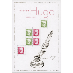 FRANCE BLOC FEUILLET VICTOR HUGO 1802-1885 TIMBRES NEUFS** ANNÉE 2025