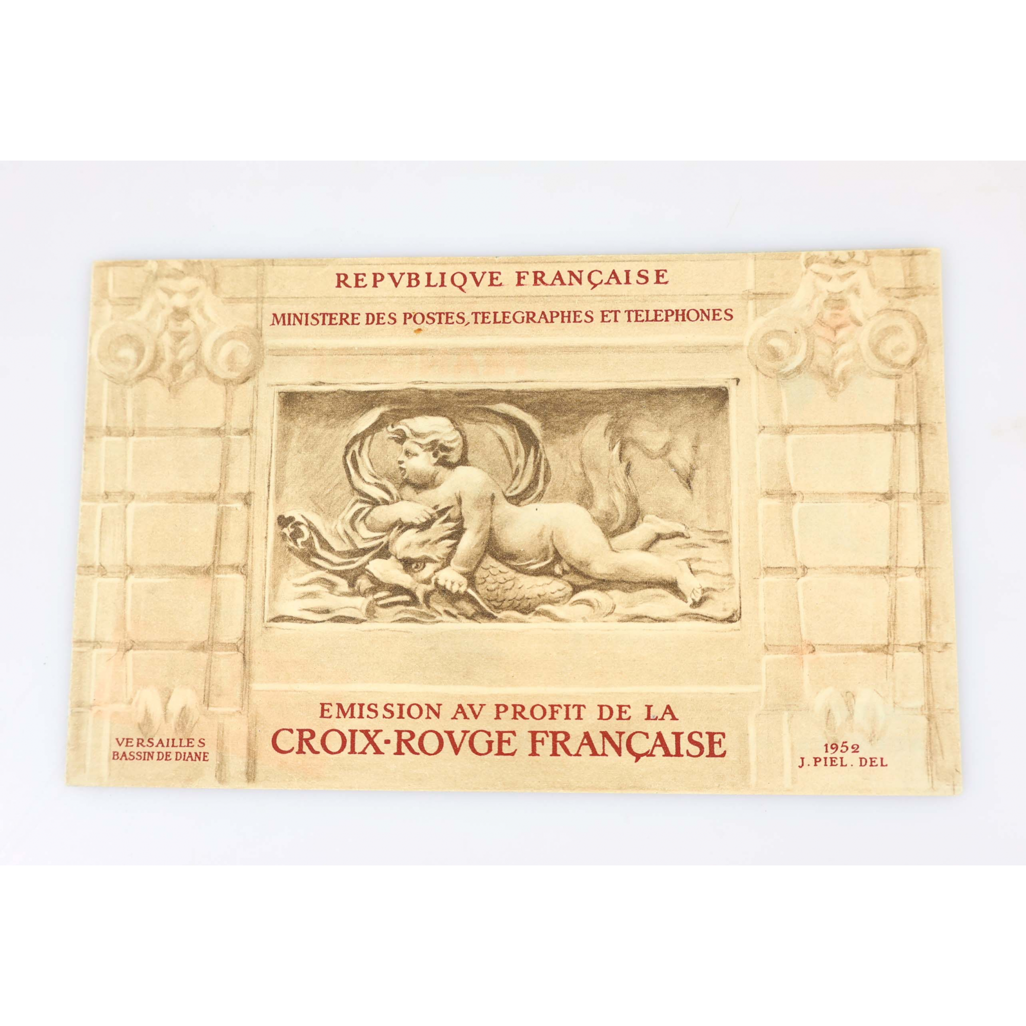 CARNET CROIX-ROUGE DE 1952 N°2001 TIMBRES DE FRANCE NEUFS** COTE 550€