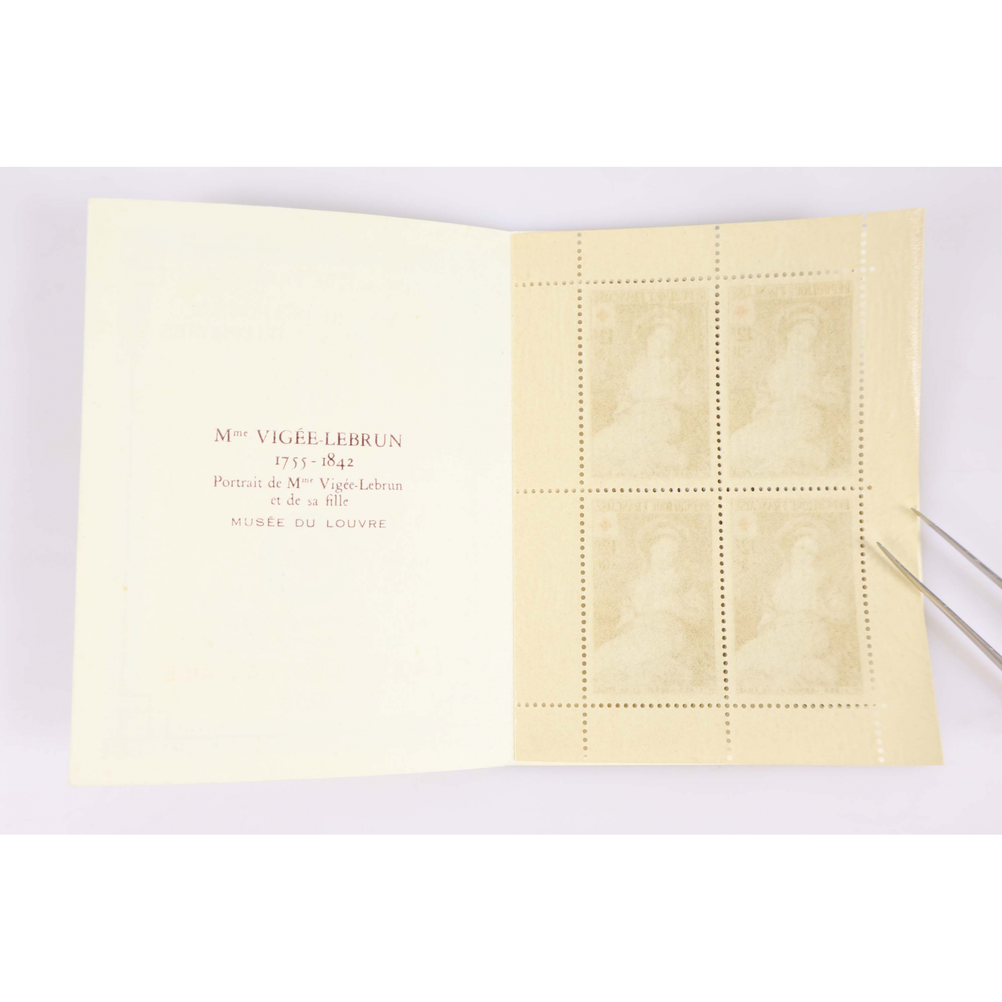 CARNET CROIX-ROUGE DE 1953 N°2002 TIMBRES DE FRANCE NEUFS** COTE 160€