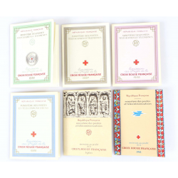 CARNETS CROIX-ROUGE DE 1956 À 1961 COMPLET TIMBRES DE FRANCE NEUFS** COTE 370€