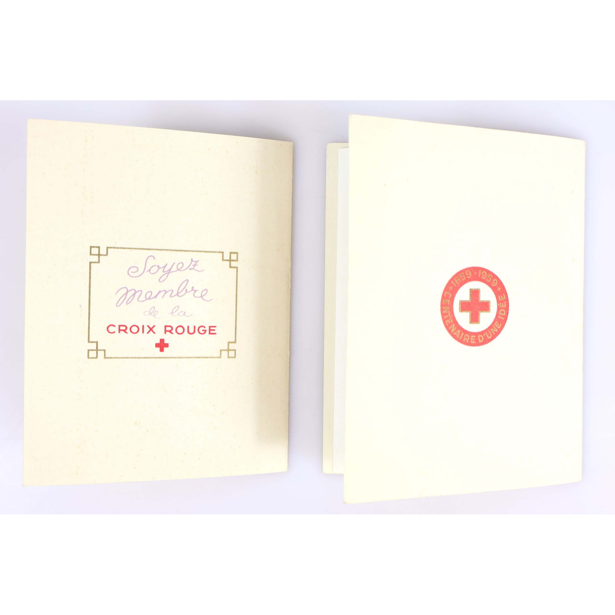 CARNETS CROIX-ROUGE DE 1956 À 1961 COMPLET TIMBRES DE FRANCE NEUFS** COTE 370€