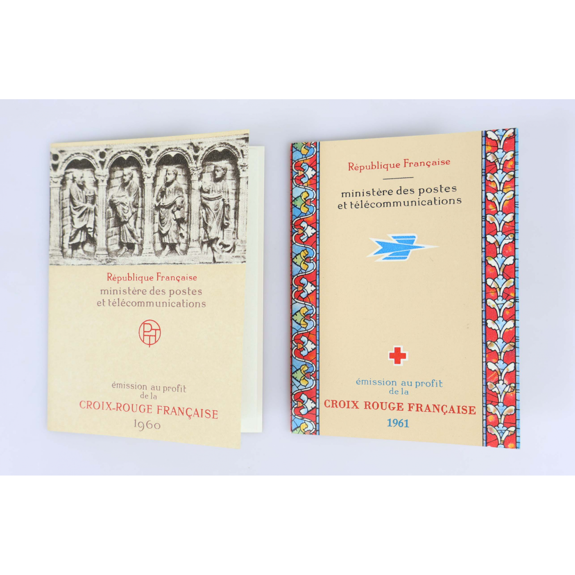 CARNETS CROIX-ROUGE DE 1956 À 1961 COMPLET TIMBRES DE FRANCE NEUFS** COTE 370€