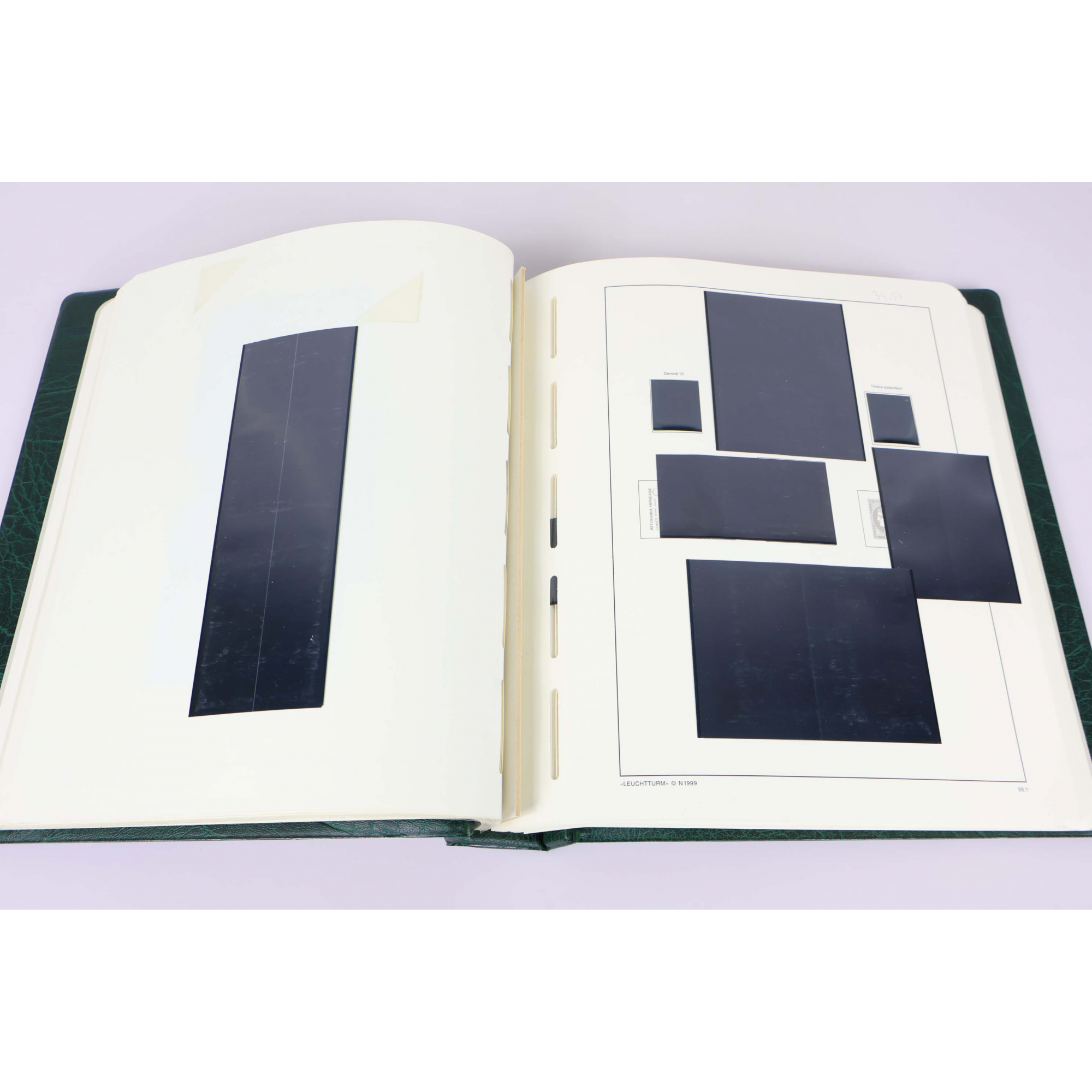 CLASSEUR HAUT DE GAMME LEUCHTTURM POUR UNE COLLECTION DE FRANCE DE 1997 À 2001