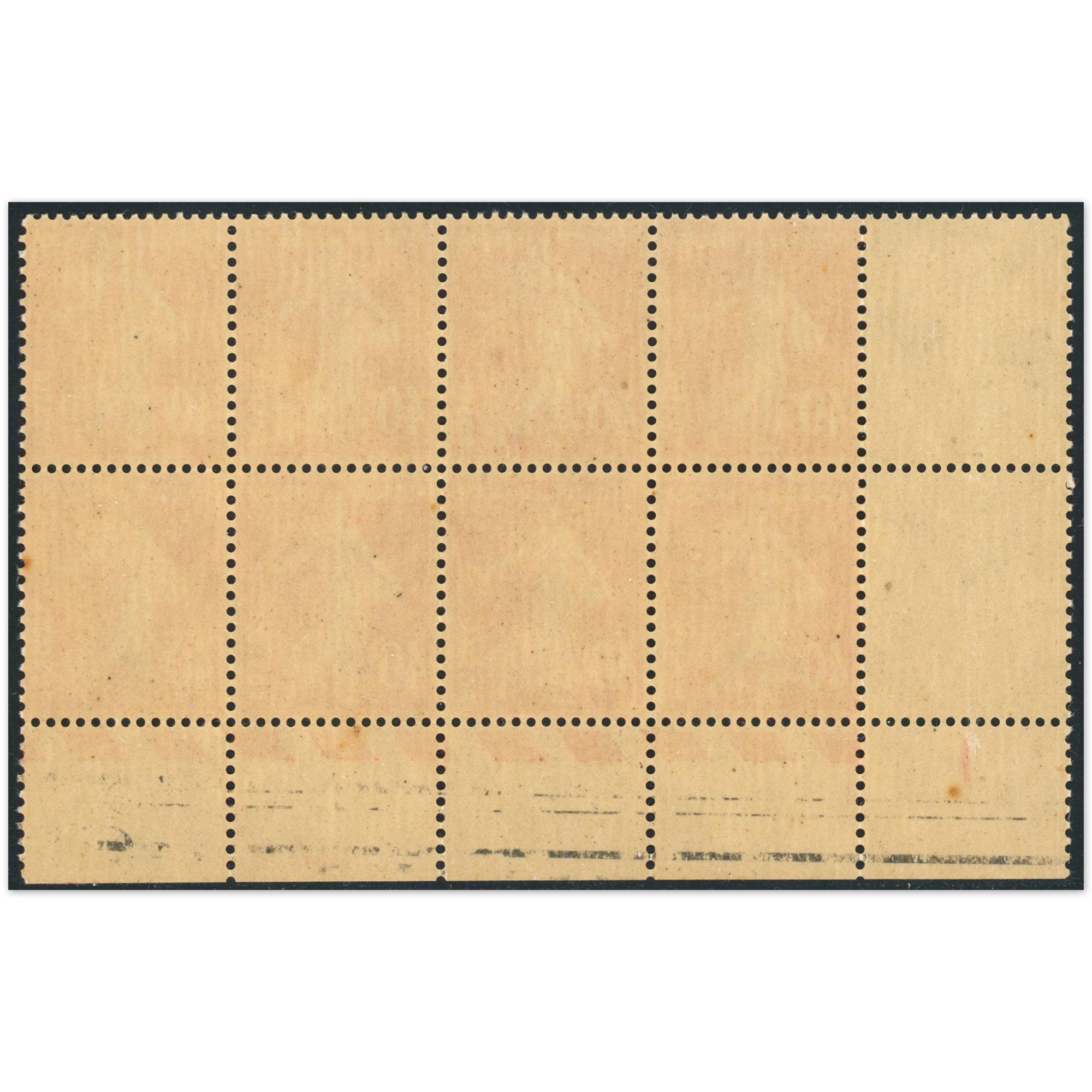 FEUILLE DE 8 TIMBRES SEMEUSE N°194 TIMBRES NEUFS ANNÉE 1924-26 COTE 48€