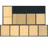 SÉRIE COMPLÈTE SEMEUSE LIGNÉE N°197/205 TIMBRES DE FRANCE NEUFS** COTE 165€