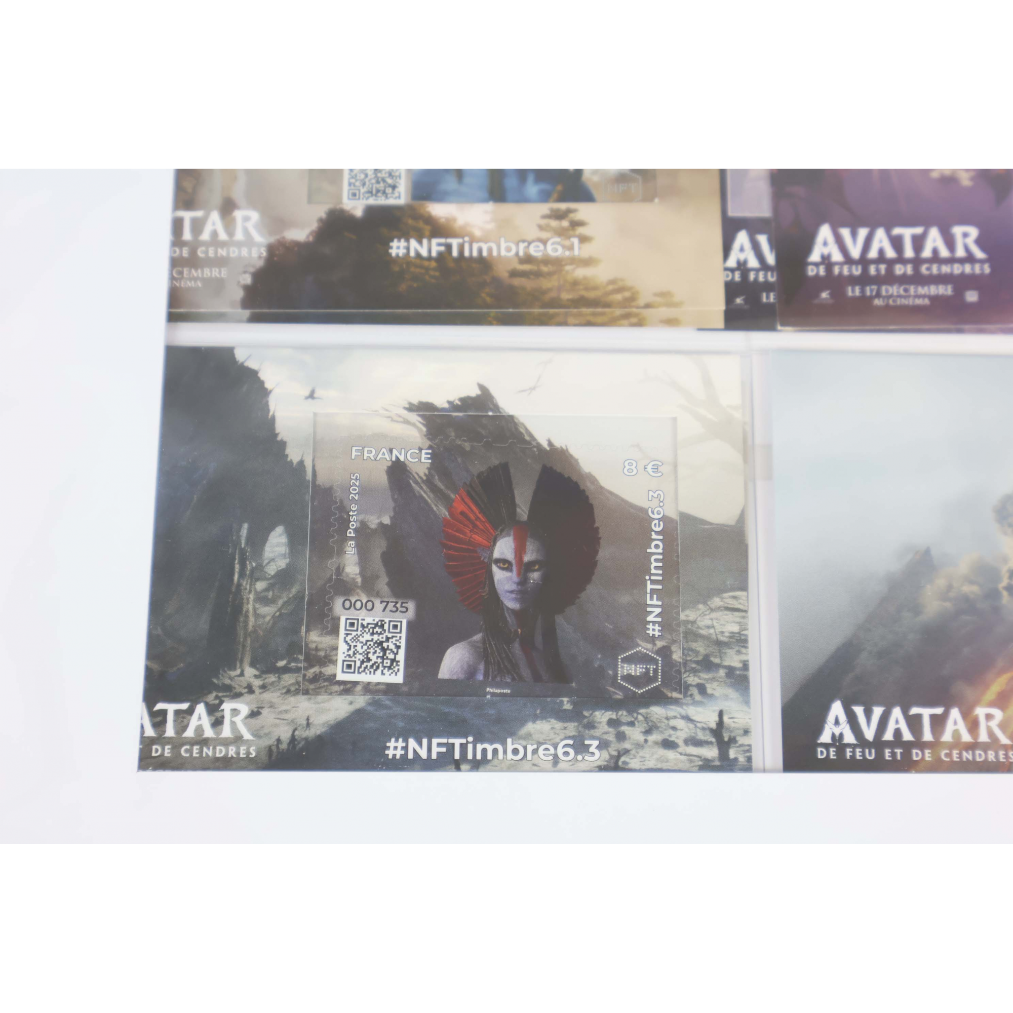 NFT TIMBRE 6 - PACK AVATAR SÉRIE COMPLÈTE 4 BLOCS - NEUF SCELLÉ NFTIMBRE6 2025