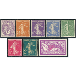 SÉRIE COMPLÈTE N°233/240 TIMBRES NEUFS** DE FRANCE COTE 261€ ANNÉE 1927-31