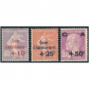 CAISSE AMORTISSEMENT N°249 À 251 TIMBRES DE FRANCE NEUFS** ANNÉE 1928 COTE 235€