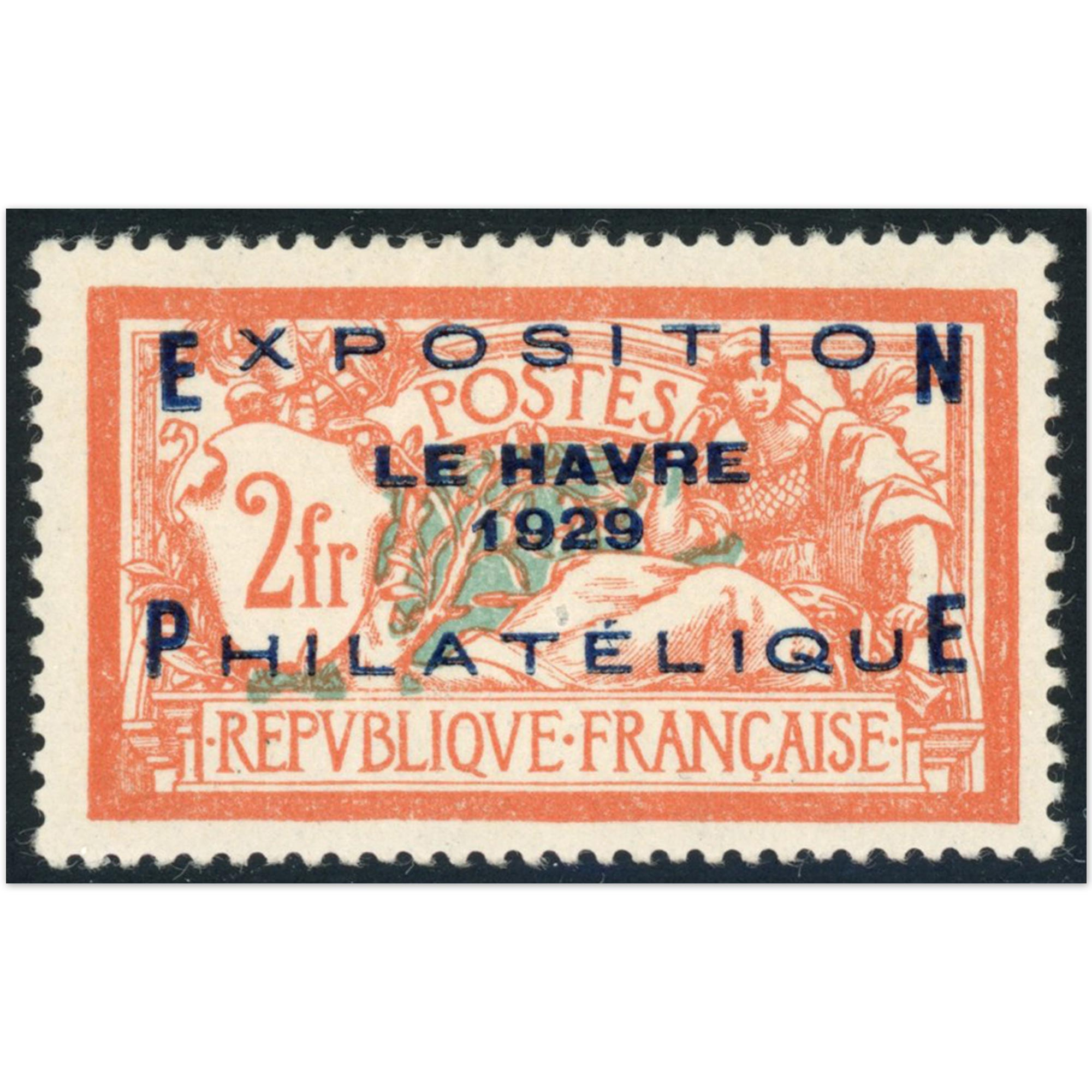 SURCHARGE LE HAVRE N°257A TIMBRE DE FRANCE NEUF** SIGNÉ BLOCH COTE 1700€