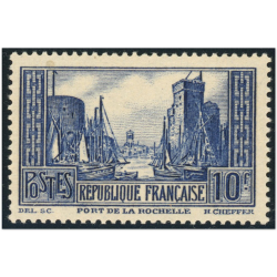 PORT DE LA ROCHELLE N°261 TIMBRE DE FRANCE NEUF** ANNÉE 1929-31 COTE 170€