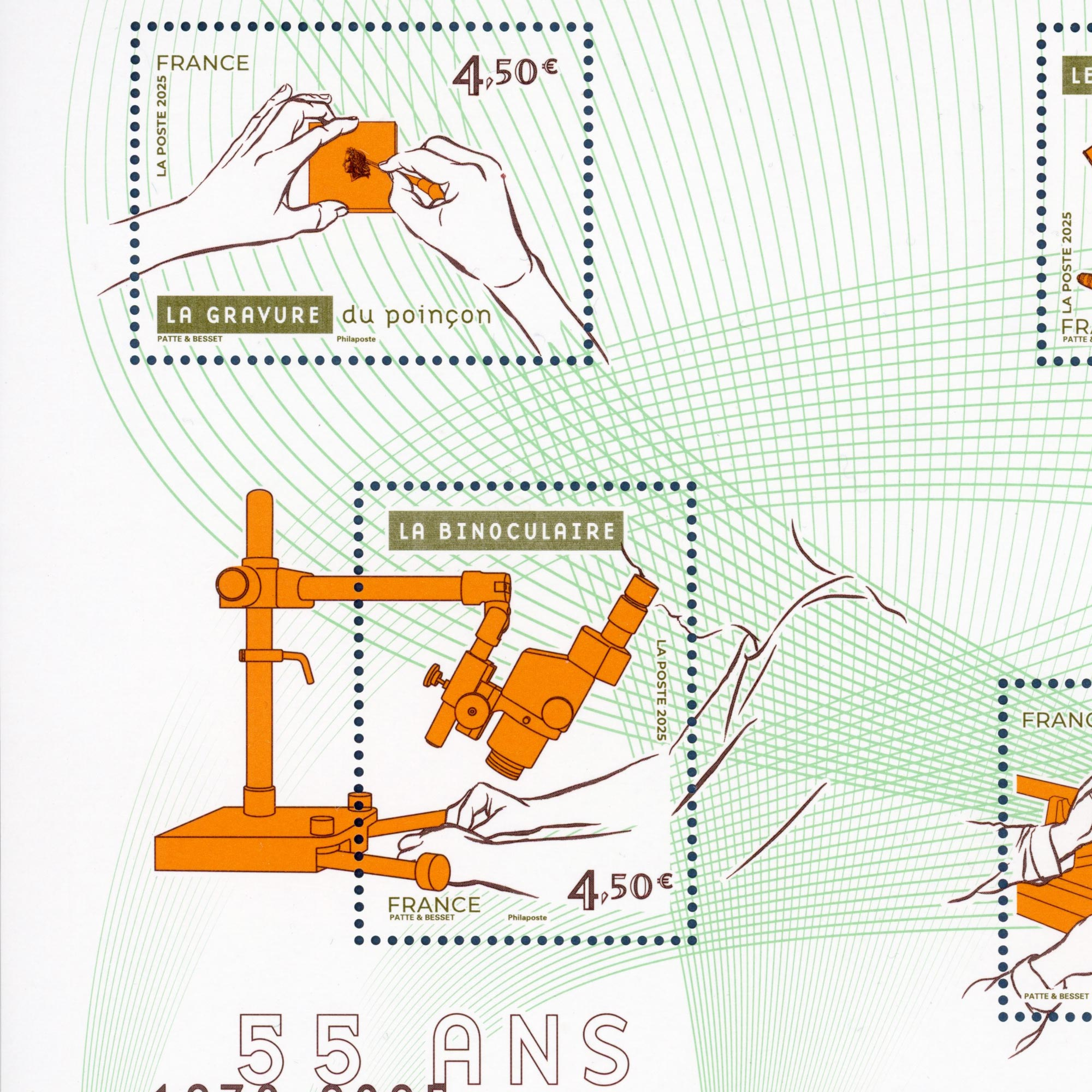 FRANCE ANNÉE 2025 BLOC-FEUILLET "55 ANS IMPRIMERIE" TIMBRES NEUFS** LUXE