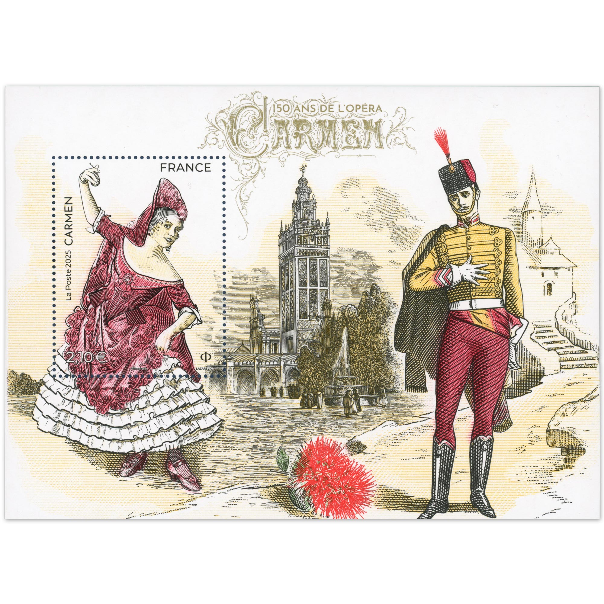 FRANCE 2025 BLOC-FEUILLET N°F5859 "OPERA CARMEN" TIMBRES NEUFS** LUXE