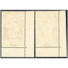 CROIX-ROUGE VARIÉTÉS COULEUR N°1366a ET 1367a TIMBRES NEUFS**, COTE 240€