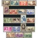 ANNÉE COMPLÈTE 1940 TIMBRES DE FRANCE NEUFS**, COTE 214€ SUPERBE QUALITÉ