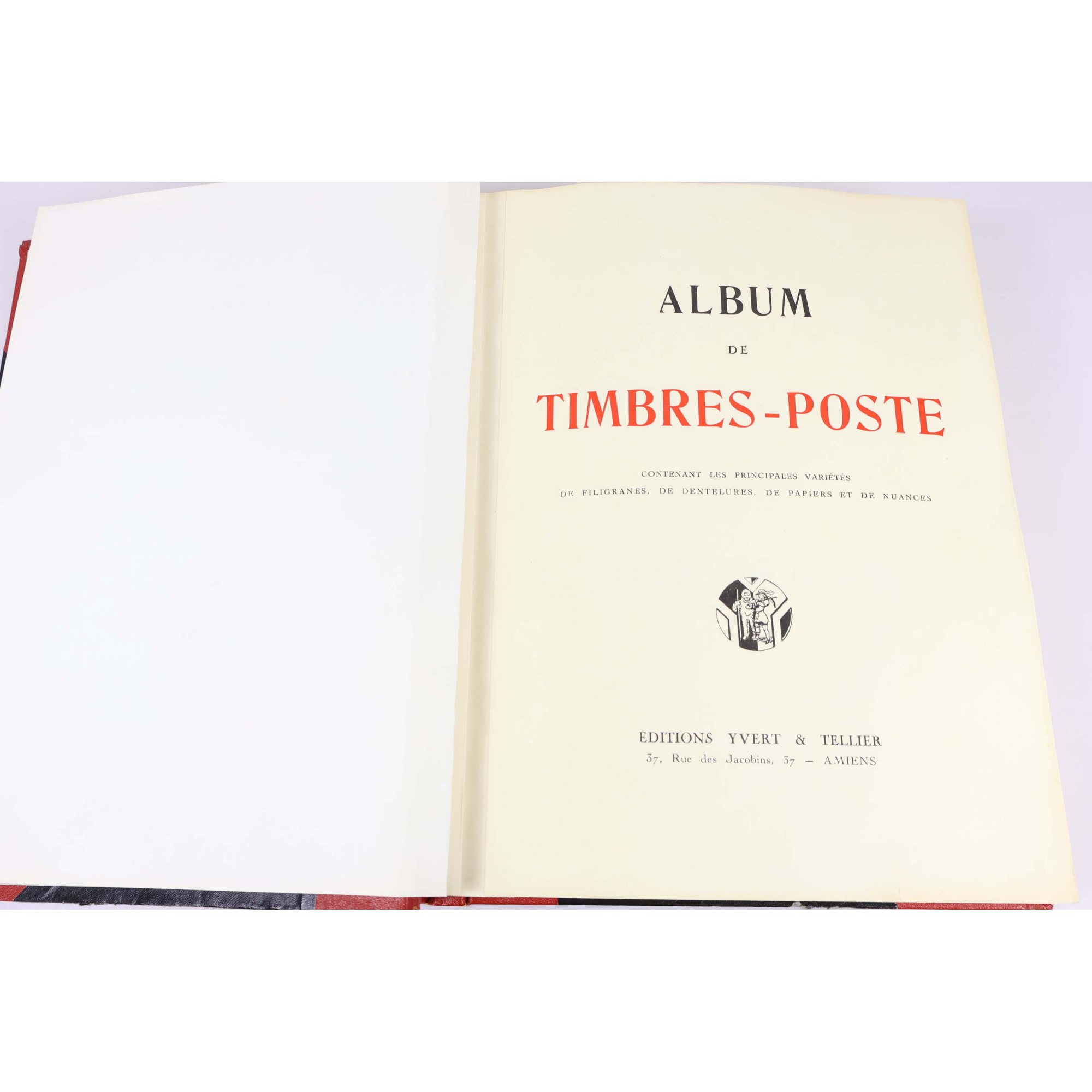 COLLECTION DE FRANCE TIMBRES NEUFS 1900 A 1980 ALBUM ANCIEN YT COTE IMPORTANTE