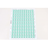 FRANCE FEUILLE COMPLETE SURCHARGEE MARIANNE ENGAGEE LETTRE VERTE TIMBRES NEUFS**