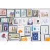 FRANCE ANNÉES 2024-2025 LOT DE TIMBRES NEUFS** MODERNES VALEUR D'ACHAT 130€