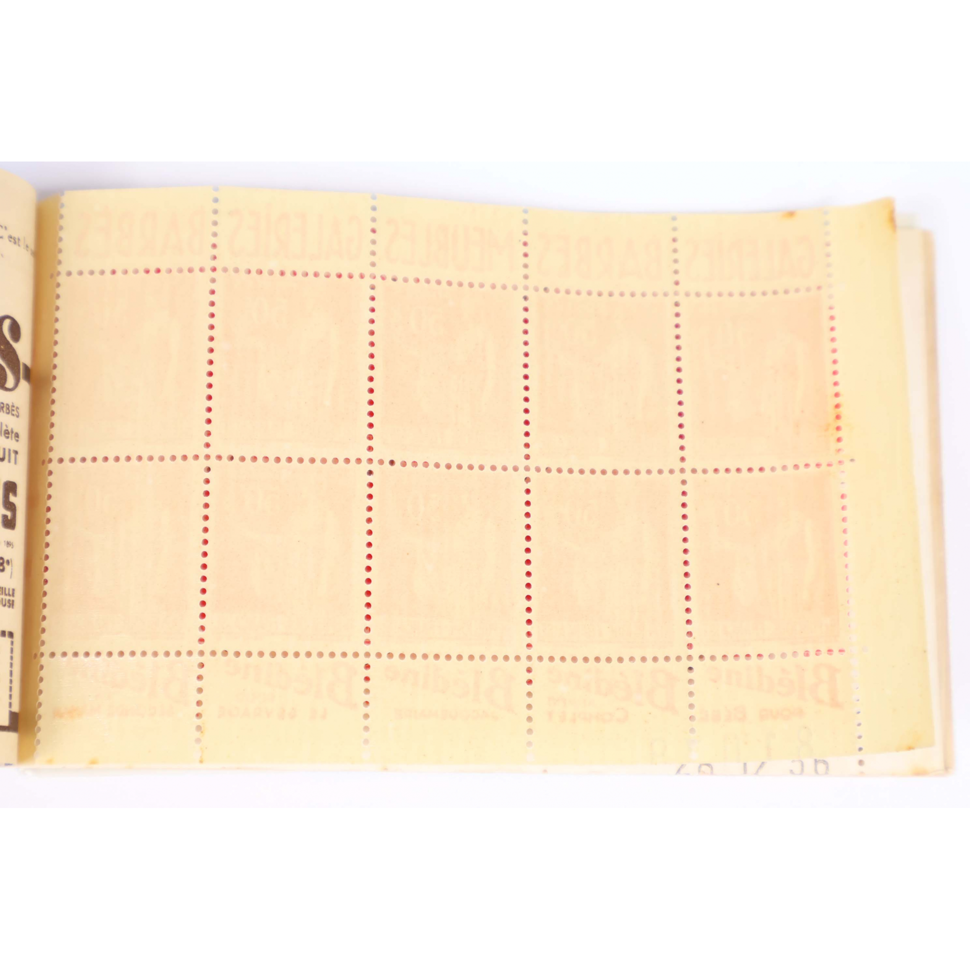CARNET ANCIEN N°283-C61 TIMBRES DE FRANCE NEUFS TYPE PAIX COTE 520€ RARE