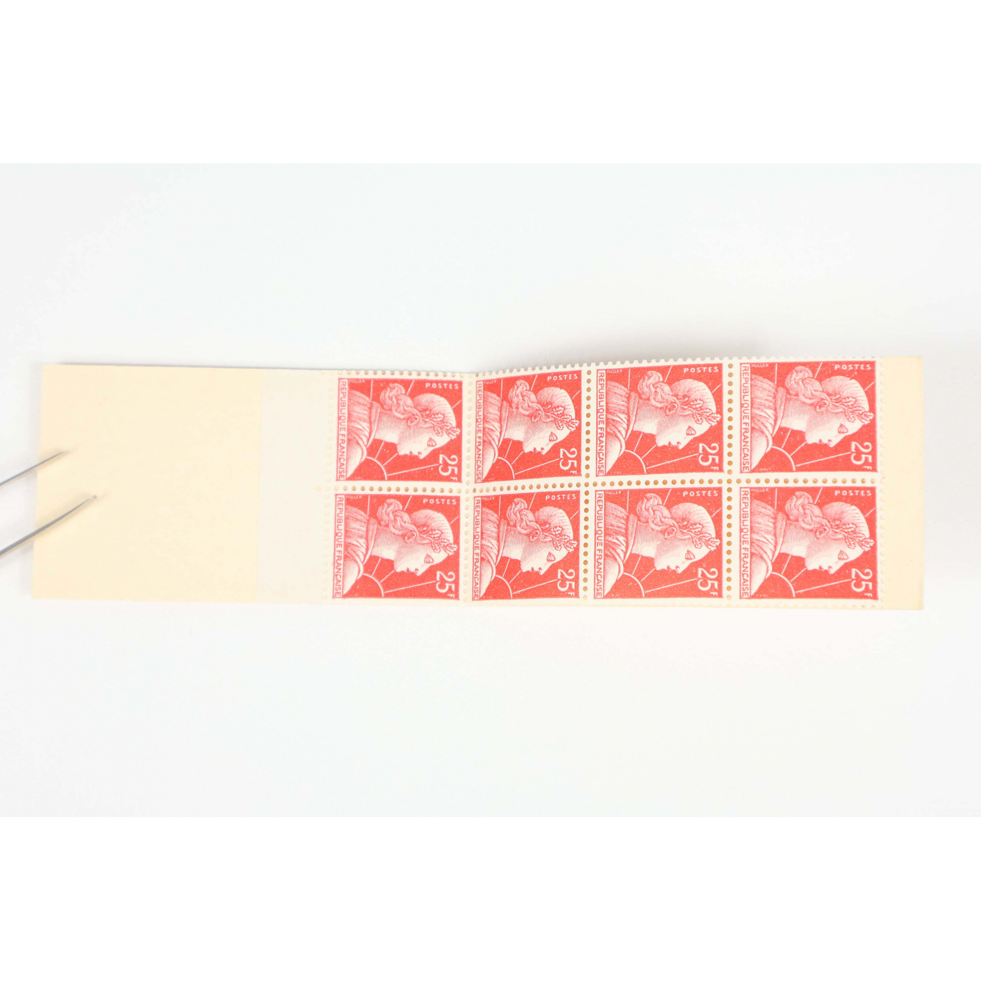 CARNET ANCIEN N°1011C-C1 TIMBRES DE FRANCE NEUFS TYPE MULLER 25FR COTE 65€