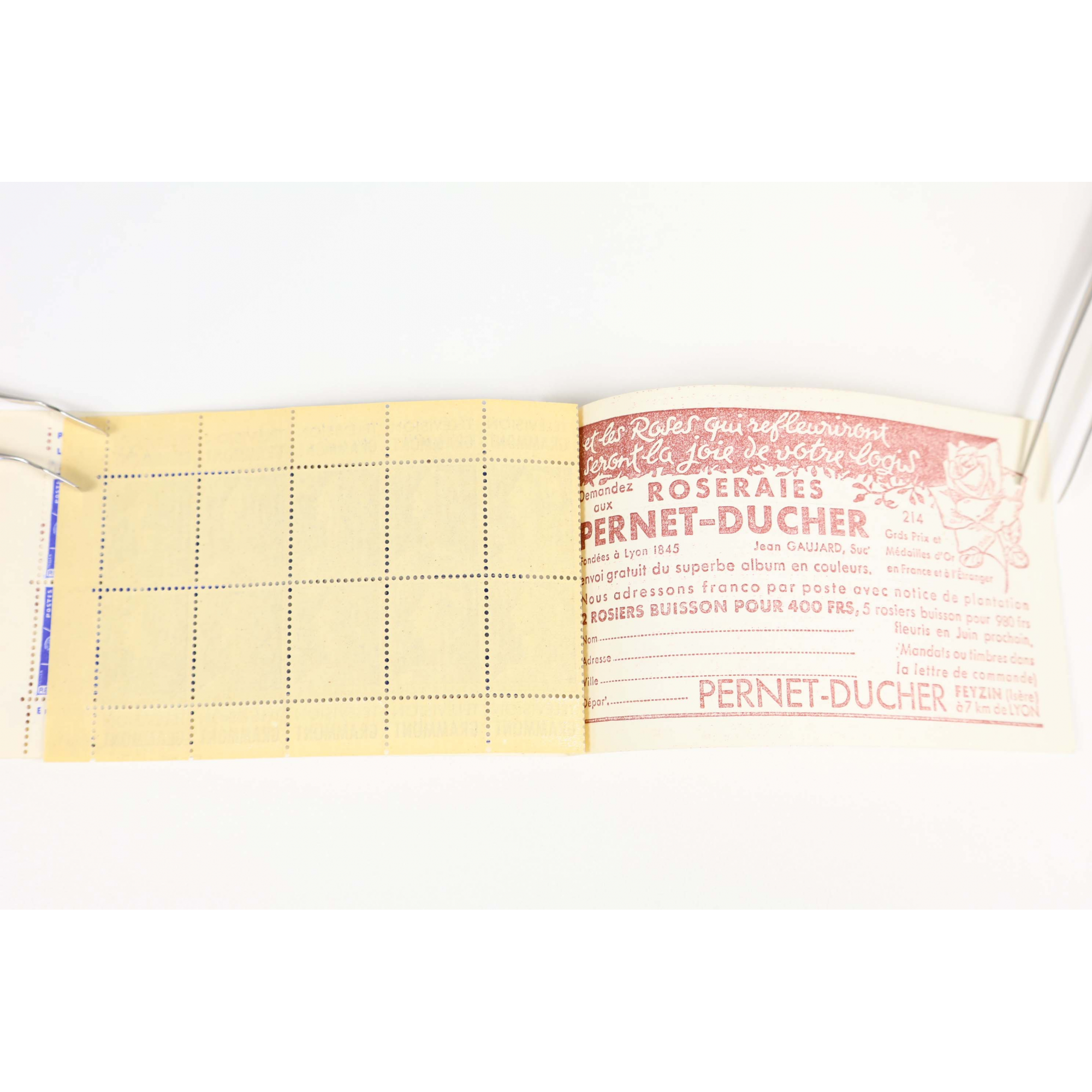 CARNET ANCIEN N°1011B-C37 TIMBRES DE FRANCE NEUFS TYPE MULLER COTE 800€ RARE