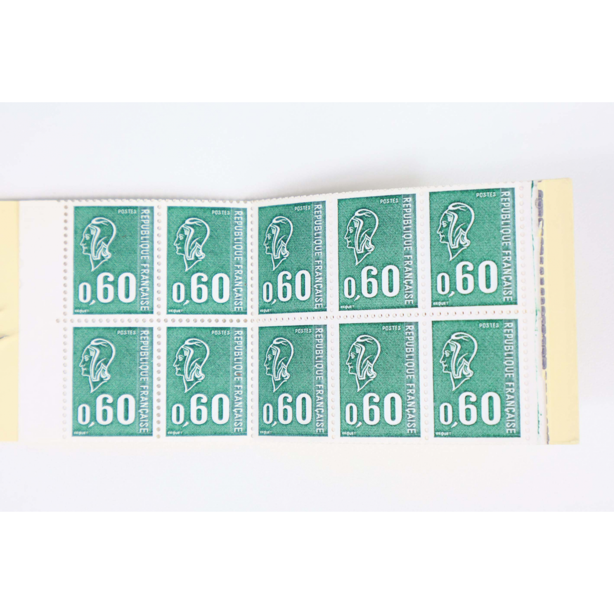 CARNET ANCIEN N°1815-C1 TIMBRES DE FRANCE NEUFS MARIANNE DE BEQUET COTE 100€