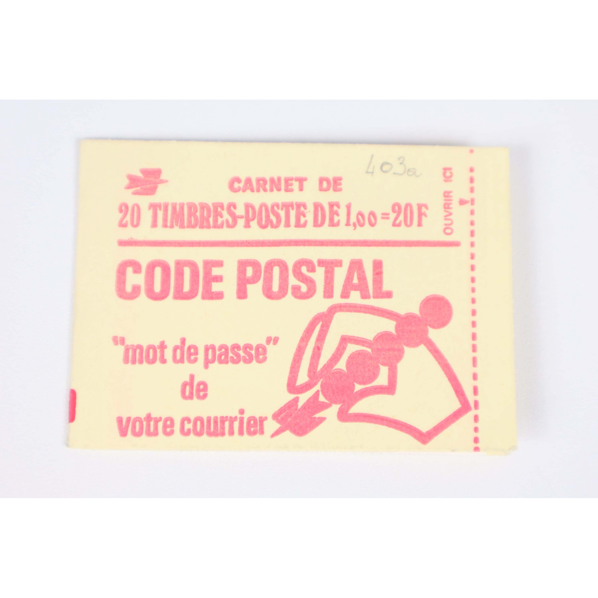CARNET ANCIEN N°1892-C3a TIMBRES DE FRANCE NEUFS MARIANNE DE BEQUET GOMME MATE