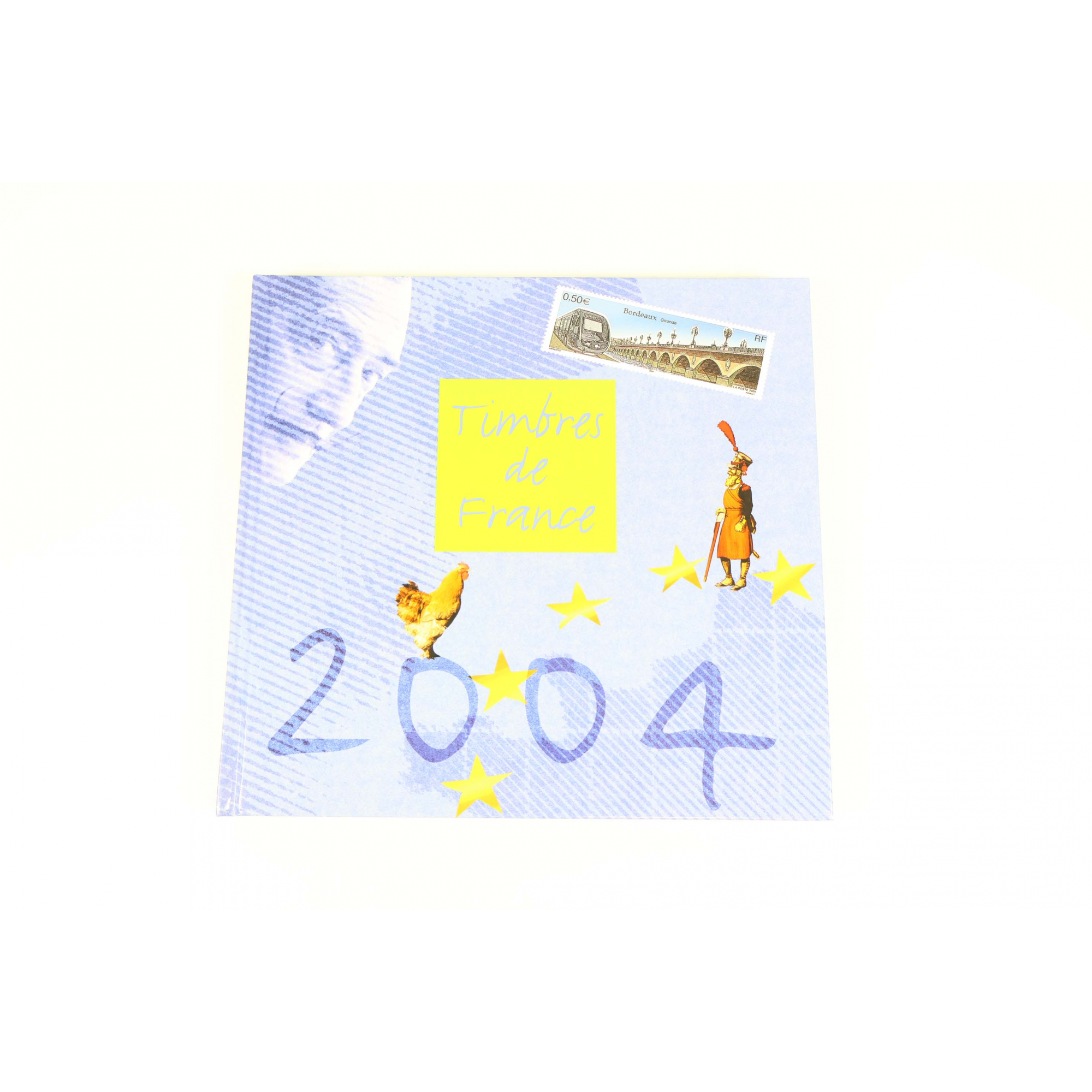 LIVRE DES TIMBRES DE FRANCE COMPLET 2004, NEUFS** LÉGERS SIGNES USUELS BOITIER