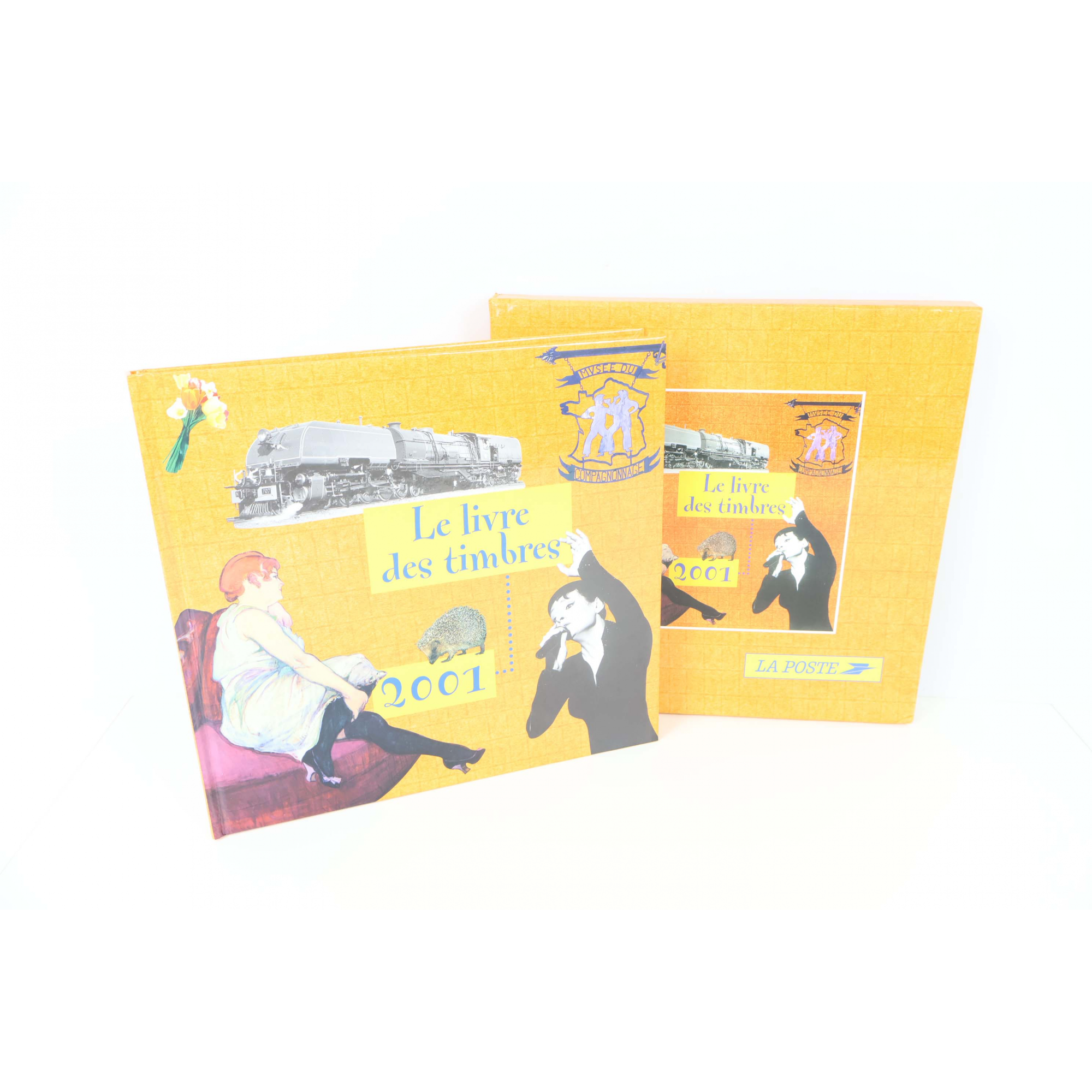 LE LIVRE DES TIMBRES FRANCE ANNÉE 2001 NEUFS** COMPLET, SIGNES USUELS BOÎTIER
